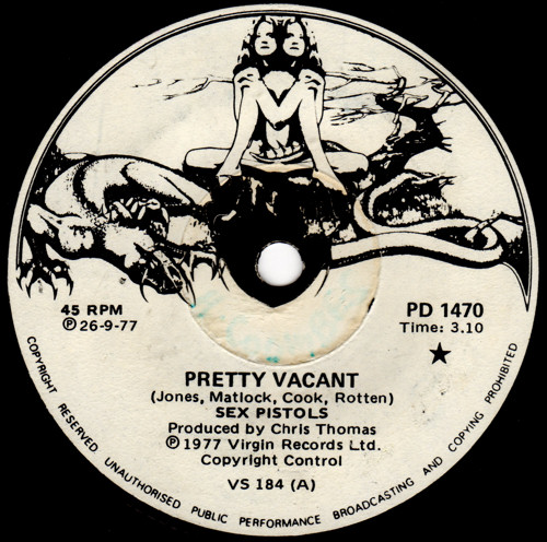 Pretty Vacant / No Fun (Virgin PD 1470)