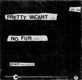Pretty Vacant / No Fun (VS 184)