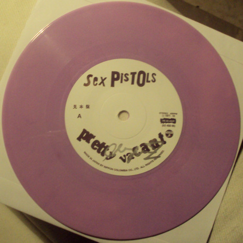 Pretty Vacant Japanese coloured vinyl 7" issue