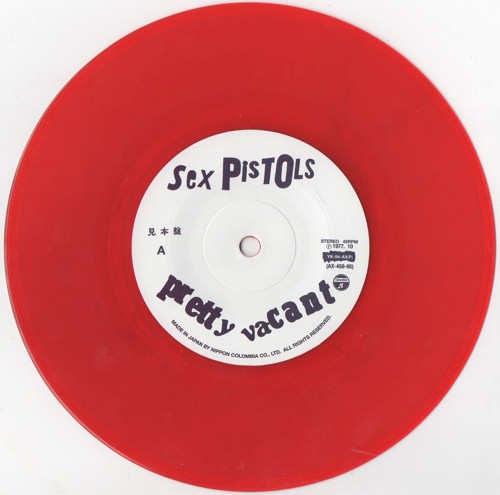 Pretty Vacant Japanese coloured vinyl 7" issue