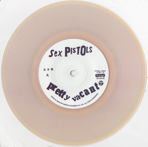 Pretty Vacant Japanese coloured vinyl 7" issue