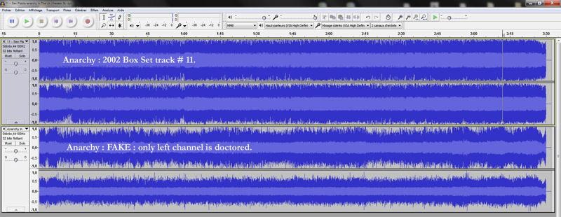 Anarchy In The UK. Comes from 2002 3CD Box Set. Fake.