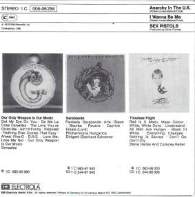 God Save The Sex Pistols Anarchy In The UK Counterfeit German 7 Pressing
