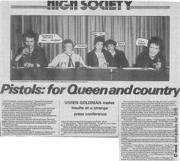 Sounds Pistols March 77