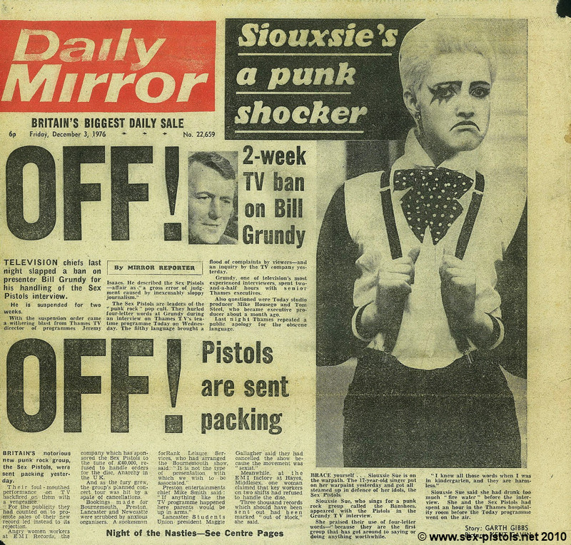 Daily Mirror. 3rd December 1976.