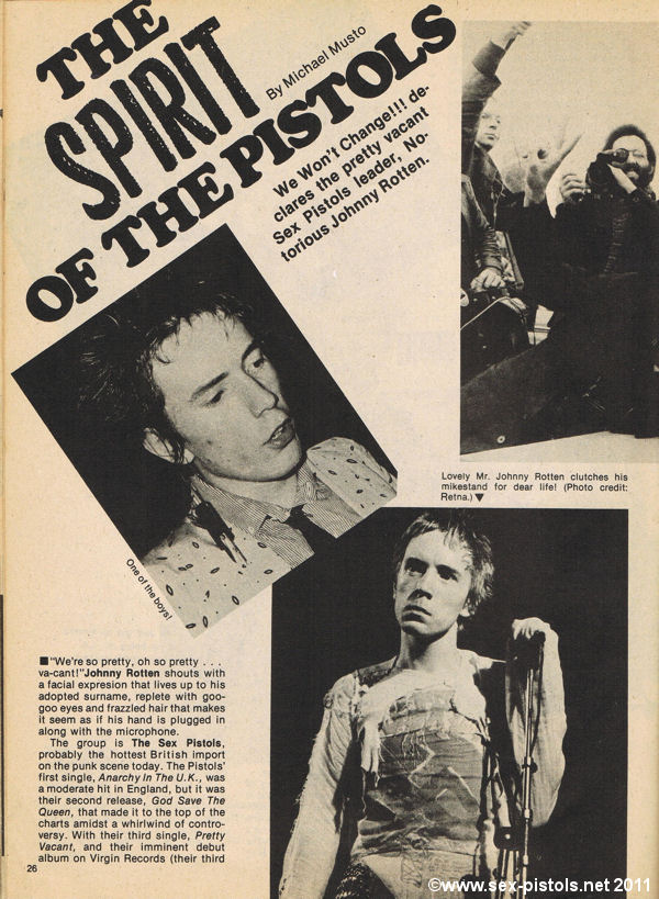 Punk Rock Magazine February 1978