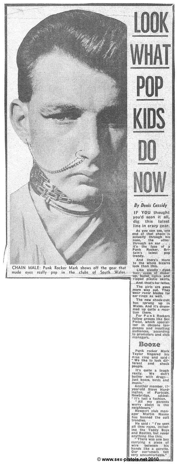 Sunday People. 5th December 1976.