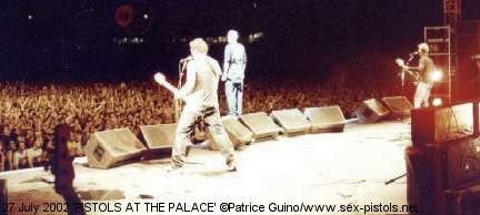 Pistols At The Palace 27th July 2002