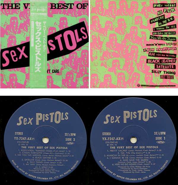 God Save The Sex Pistols - The Very Best Of Sex Pistols LP: Sleeve