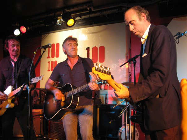 Glen Matlock, Mick Jones and Steve Diggle.