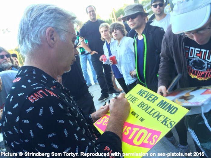 Glen Matlock Skateboard and Music Festival Bowlstock, Stockholm, Sweden 22 August 2015