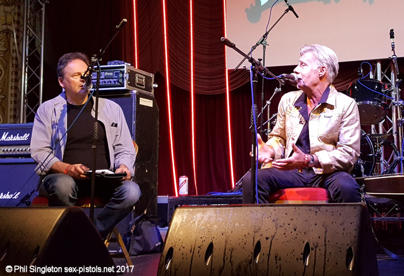 Glen Matlock with Barry Cain Rebellion 2017