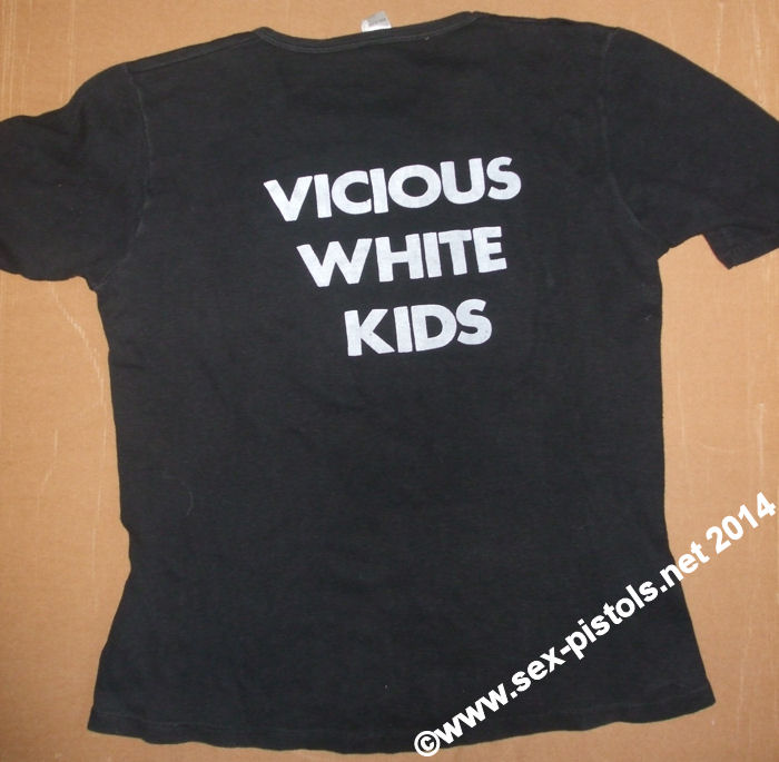 VICIOUS WHITE KIDS T-SHIRT
