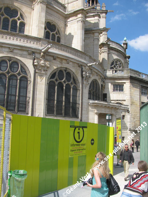 Sid's Poster: Saint-Eustache North of Les Halles