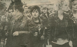 Punks on the march for Sid